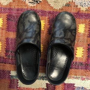 Snake Dansko Clogs